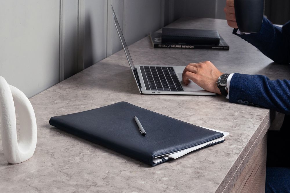 Папка адресная Signature, синяя — изображение 8