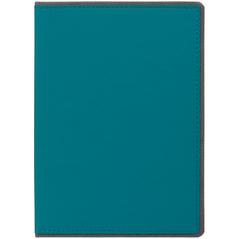 Ежедневник Frame, недатированный, бирюзовый с серым — изображение 4