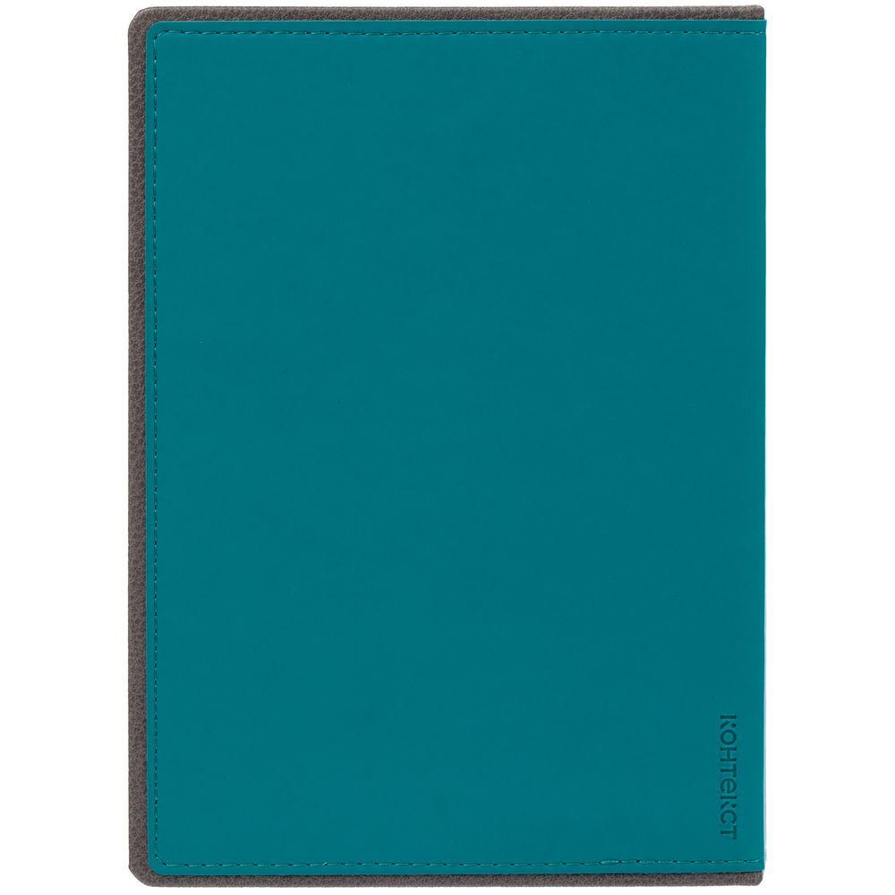 Ежедневник Frame, недатированный, бирюзовый с серым — изображение 5