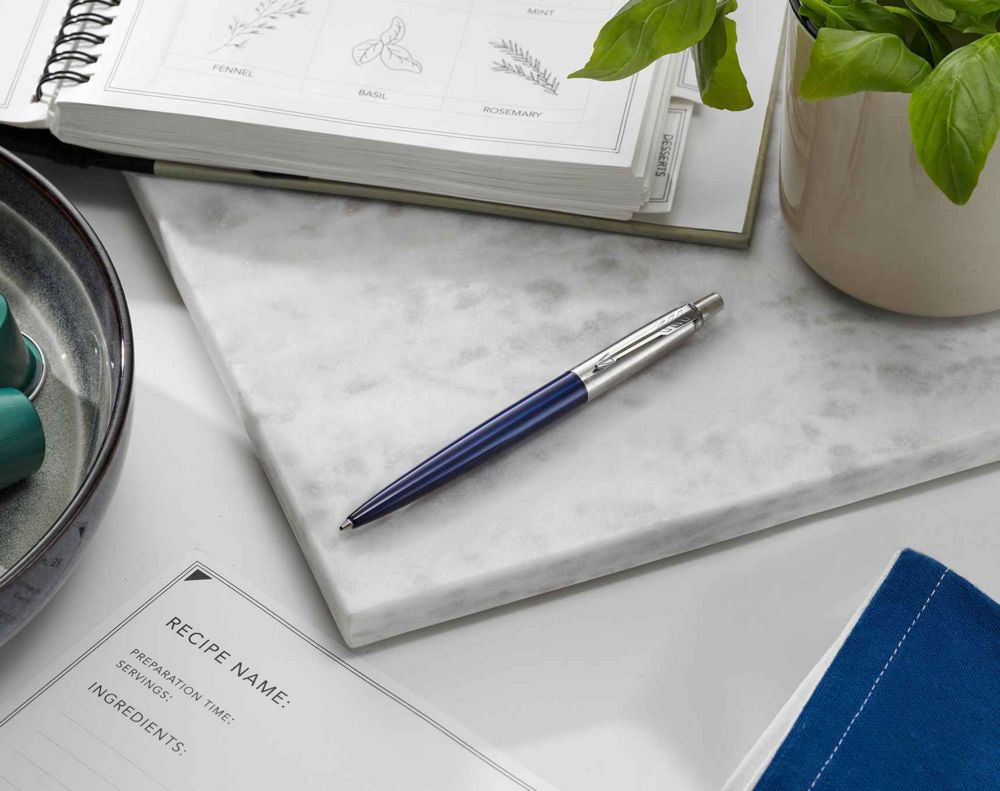 Ручка шариковая Parker Jotter Royal Blue CT — изображение 5