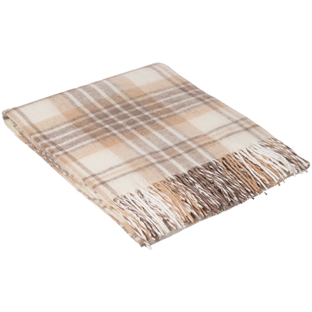 Плед «Берген», светло-бежевый — изображение 4