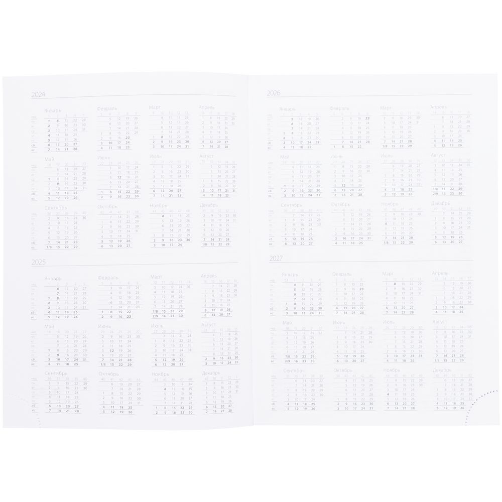 Ежедневник Favor, недатированный, серый — изображение 8