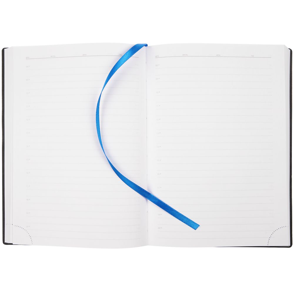 Ежедневник Vivian Metal, недатированный, синий — изображение 7