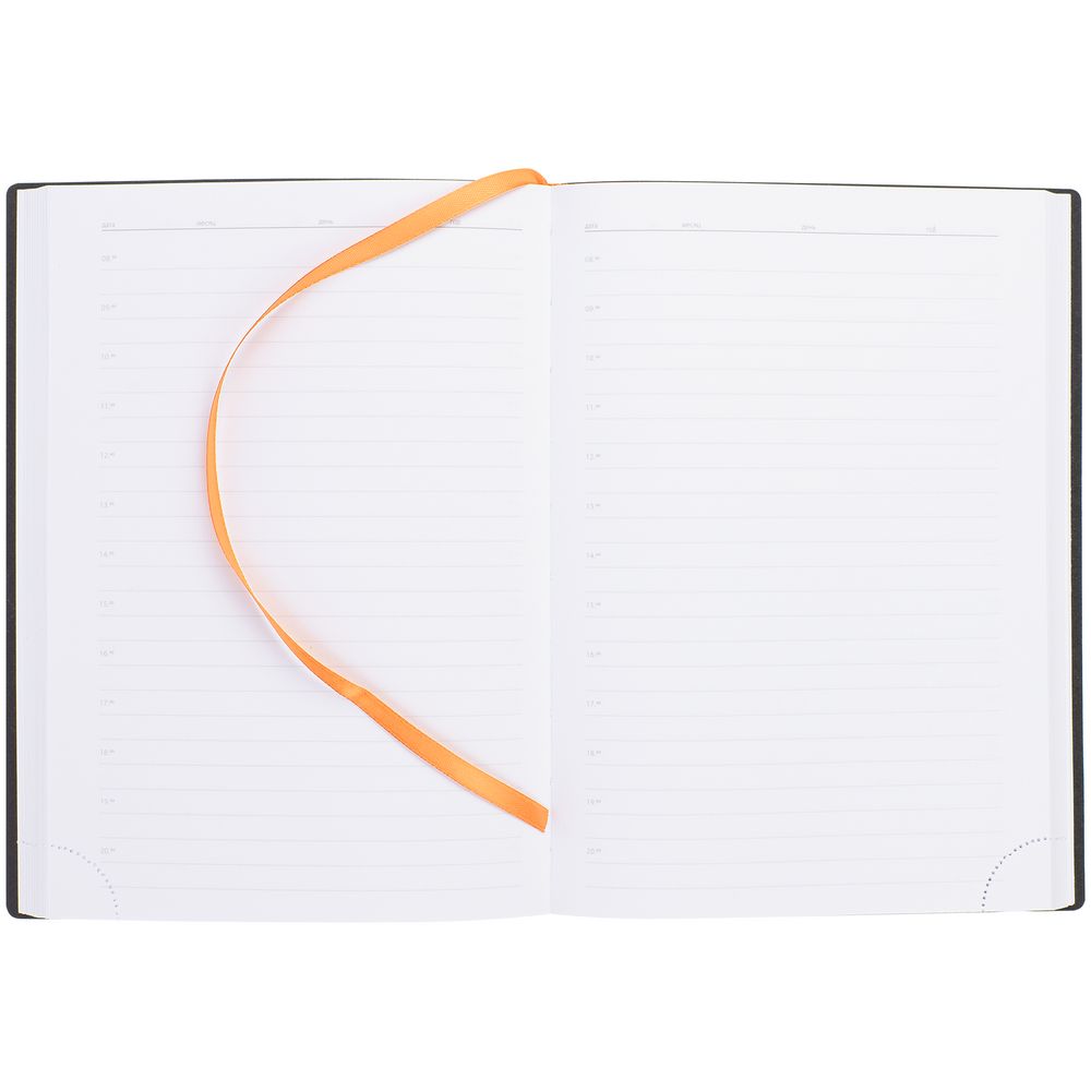 Ежедневник Vivian Metal, недатированный, оранжевый — изображение 7