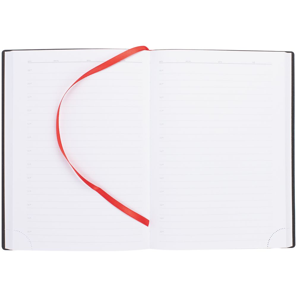 Ежедневник Vivian Metal, недатированный, красный — изображение 7