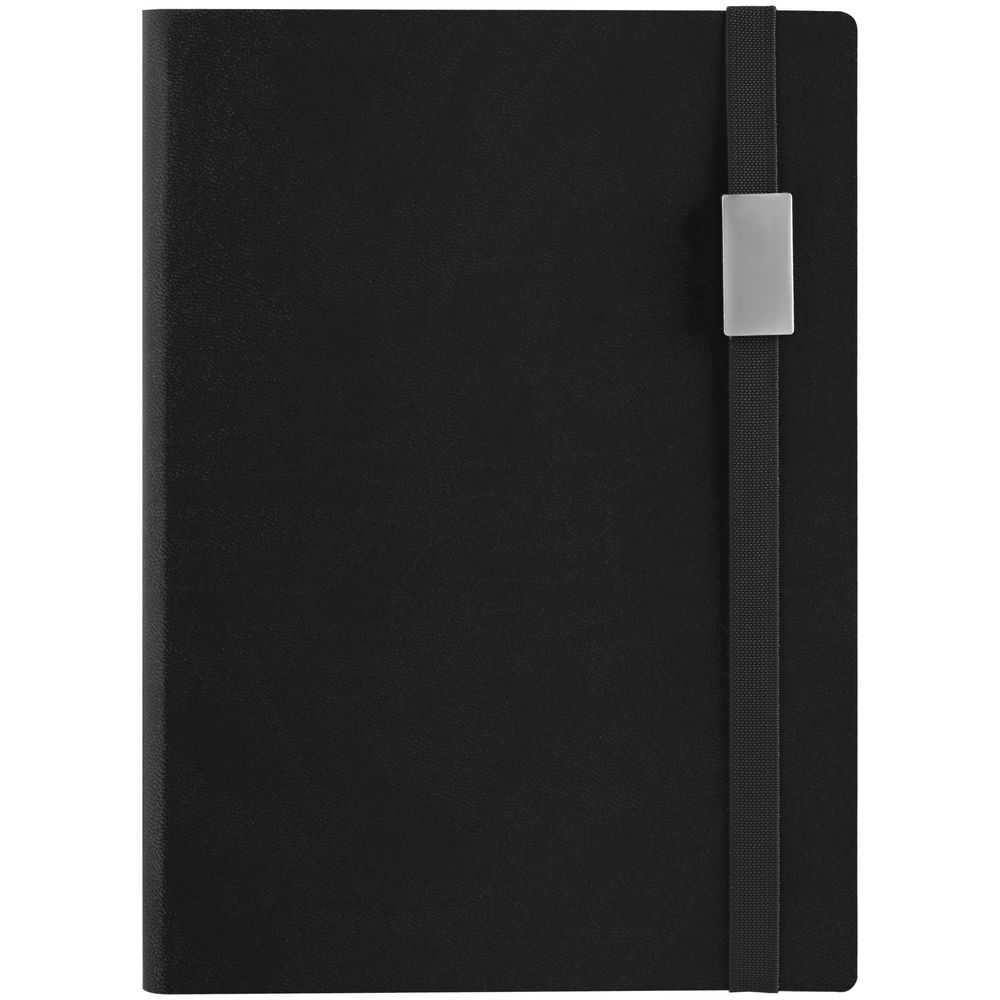 Ежедневник Vivian Metal, недатированный, черный — изображение 3