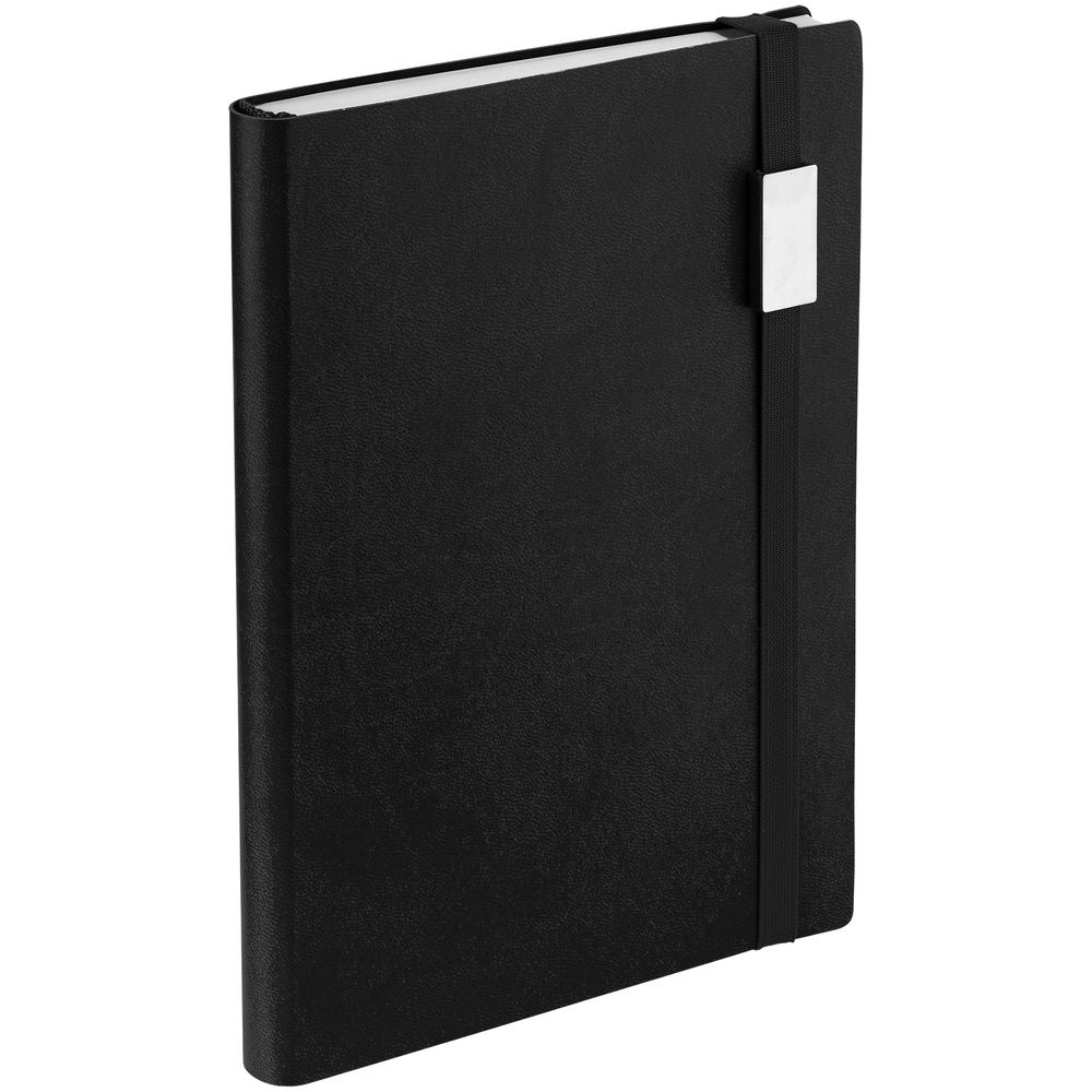 Ежедневник Vivian Metal, недатированный, черный — изображение 4