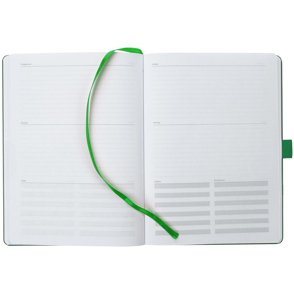 Еженедельник Lucky, недатированный, зеленый — изображение 7