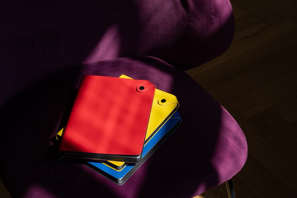 Ежедневник Angle, недатированный, красный — изображение 10