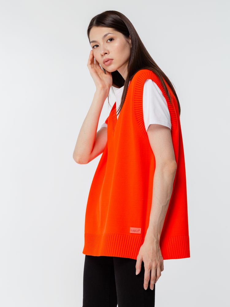 Жилет оверсайз унисекс Tad в сумке, красный — изображение 13