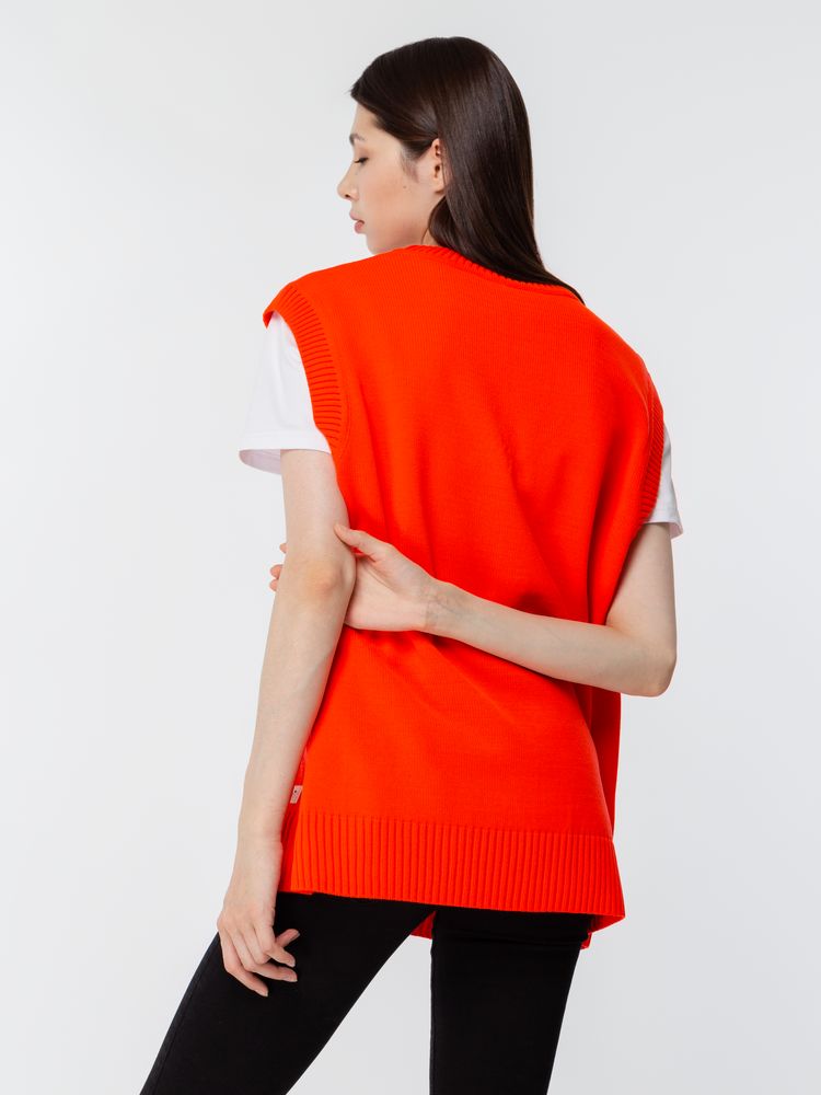 Жилет оверсайз унисекс Tad в сумке, красный — изображение 14