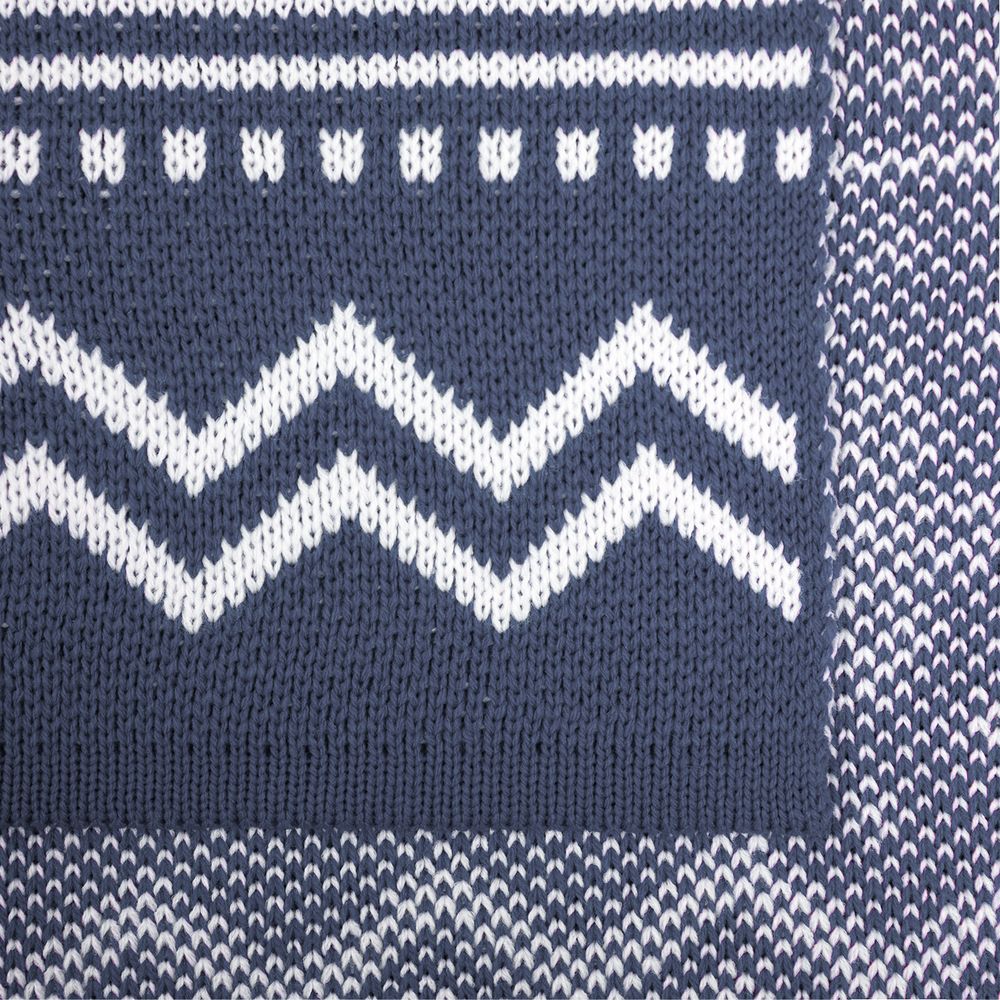 Плед Elnik, серый с молочно-белым — изображение 4