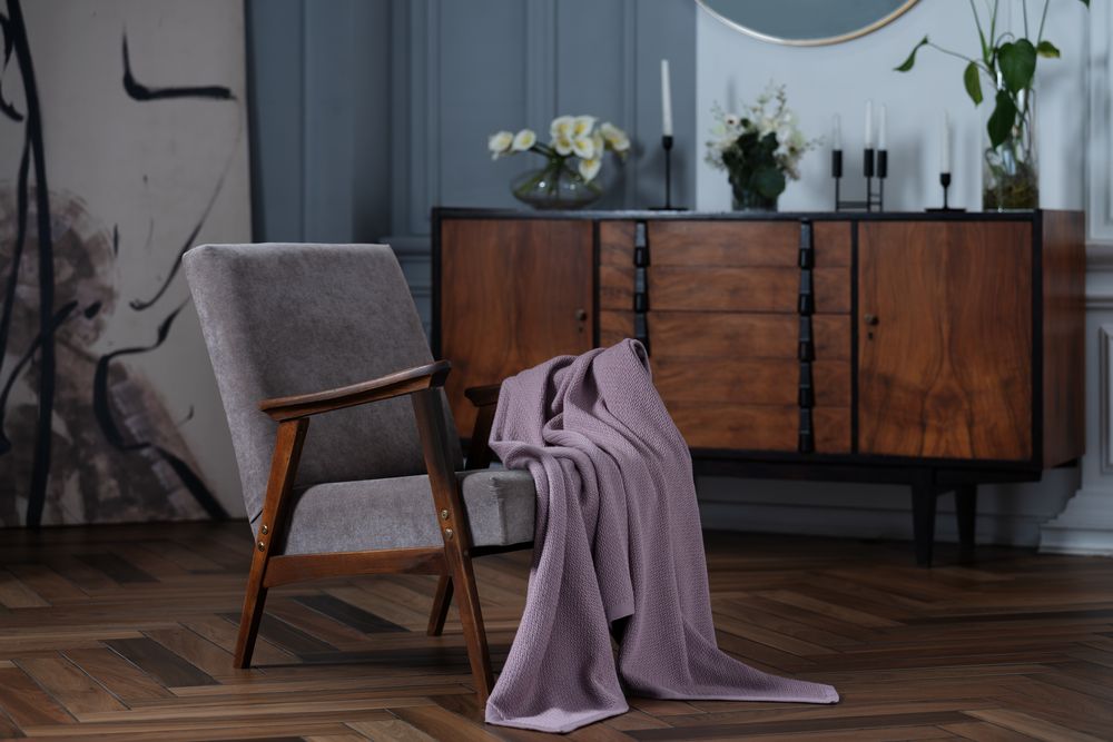 Плед Ornato, розовый (пыльная роза) — изображение 8