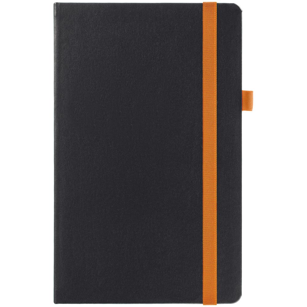 Ежедневник Ton, недатированный, черный с оранжевым — изображение 3