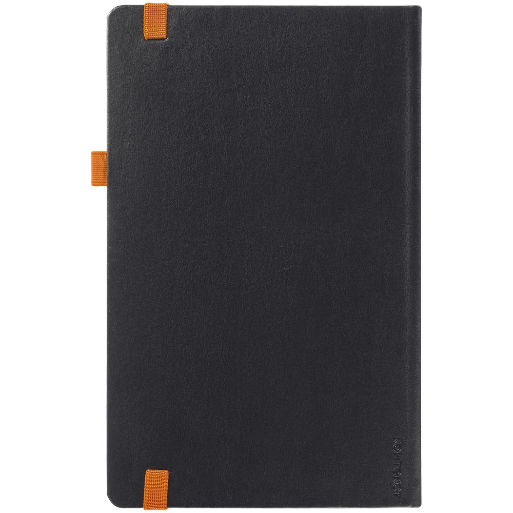Ежедневник Ton, недатированный, черный с оранжевым — изображение 4