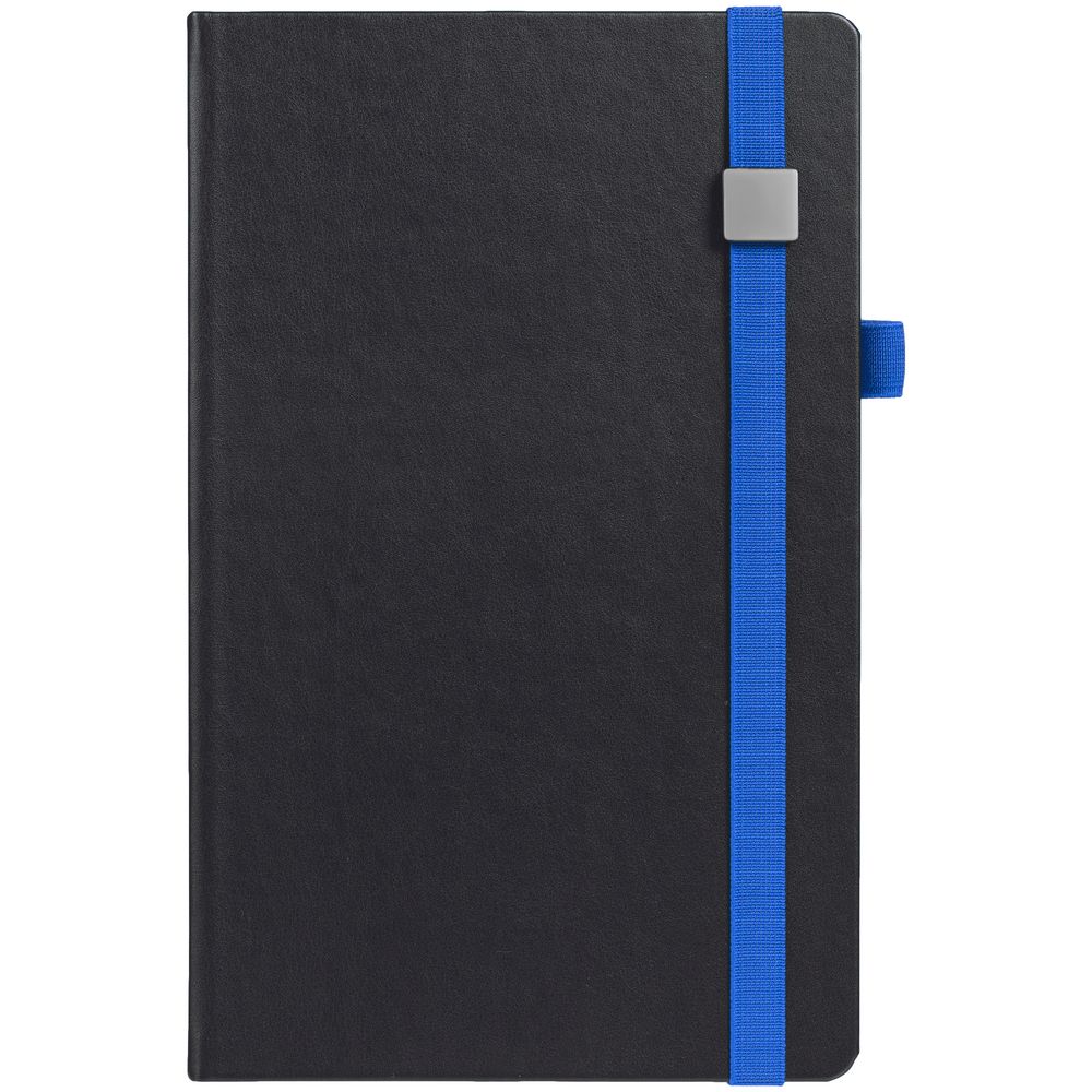 Ежедневник Ton Metal, недатированный, черный с синим — изображение 3