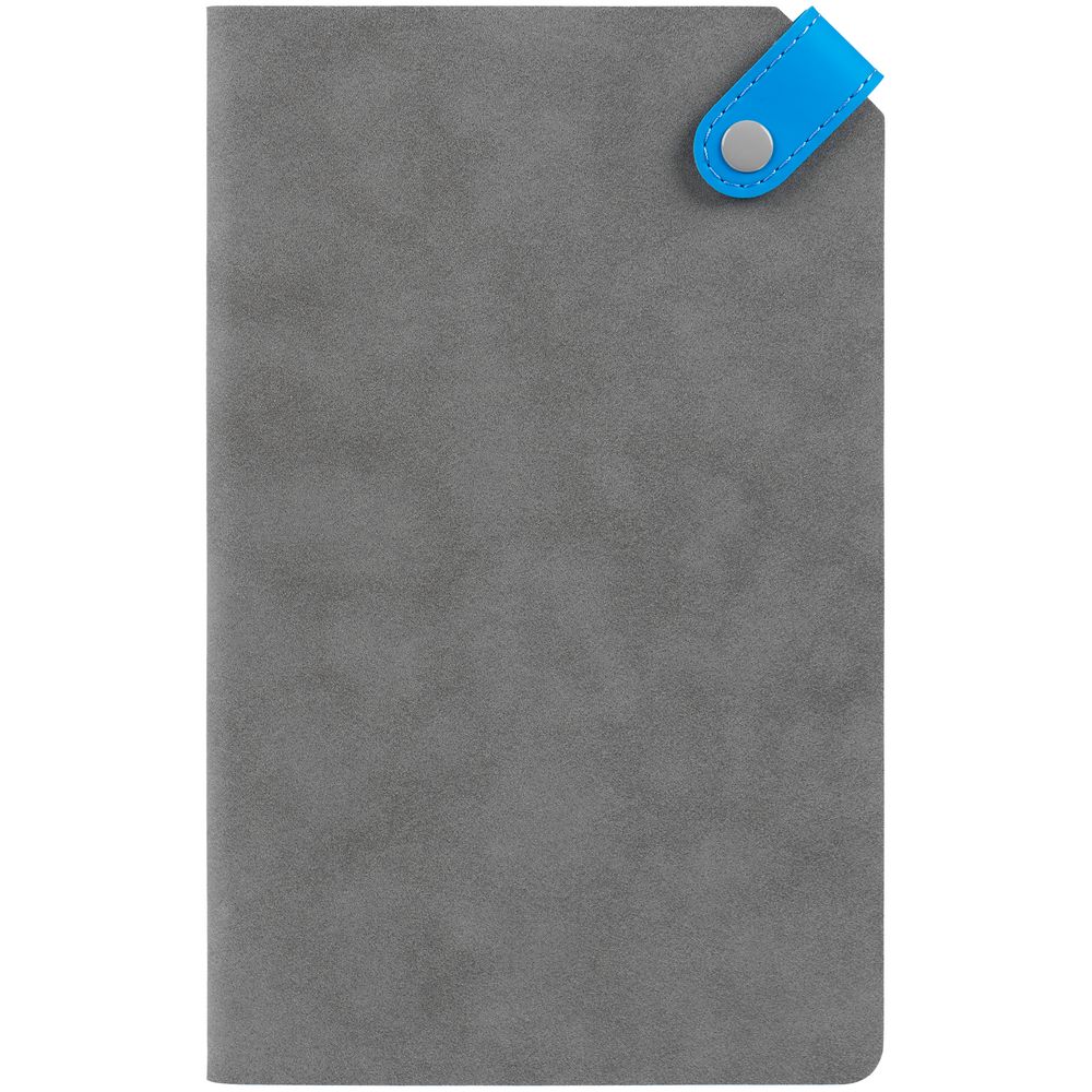 Ежедневник Corner, недатированный, серый с голубым — изображение 4