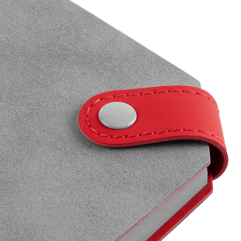 Ежедневник Corner, недатированный, серый с красным — изображение 8