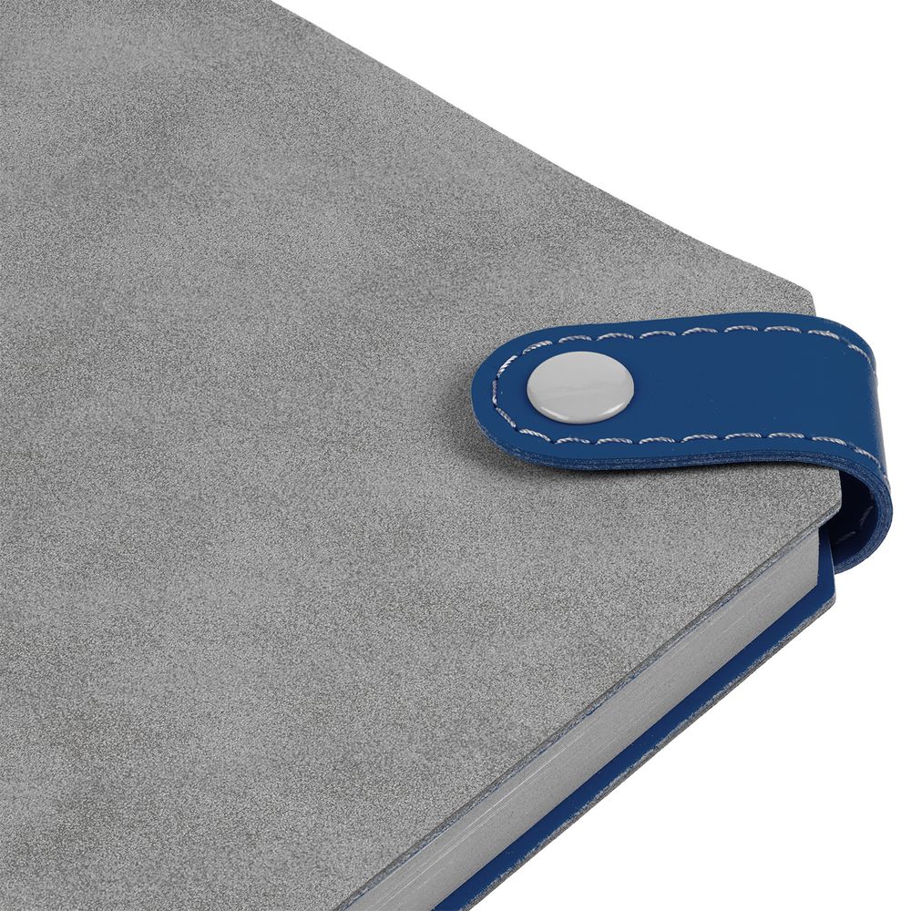 Ежедневник Corner, недатированный, серый с синим — изображение 6