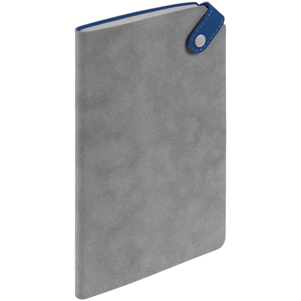 Ежедневник Corner, недатированный, серый с синим — изображение 3