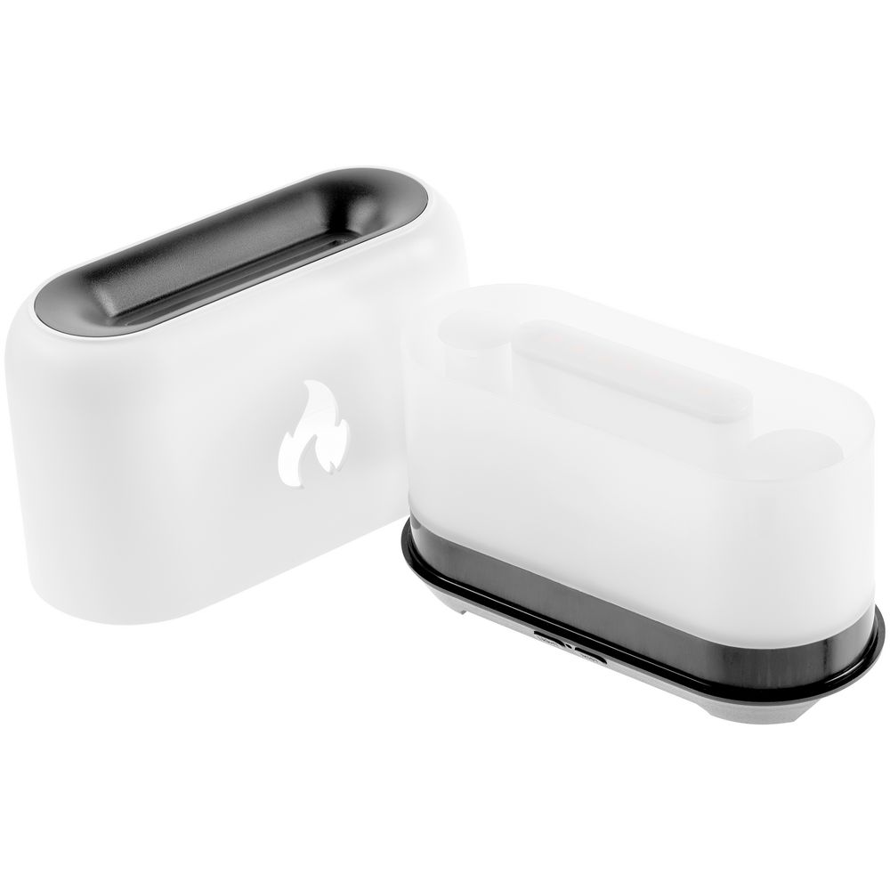 Увлажнитель-ароматизатор Fire Flick с имитацией пламени, белый — изображение 6