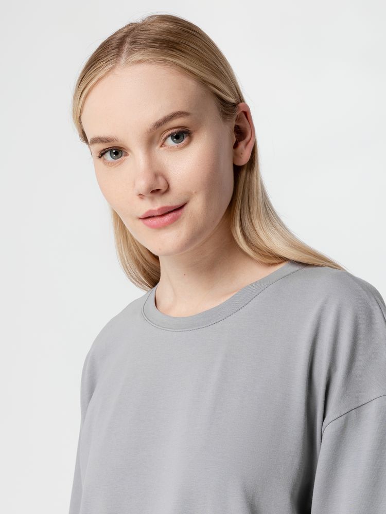 Футболка унисекс оверсайз Street Vibes, серая — изображение 12