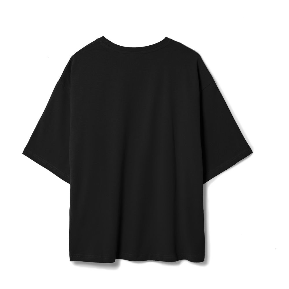 Футболка унисекс оверсайз Street Vibes, черная — изображение 3