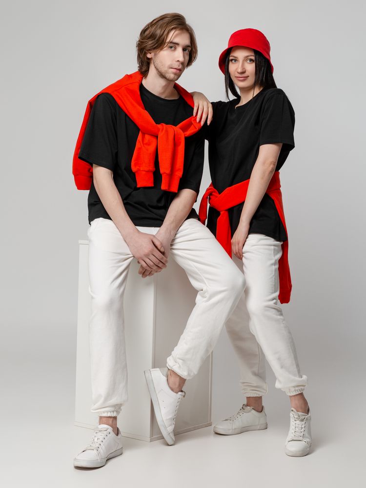 Футболка унисекс оверсайз Street Vibes, черная — изображение 12