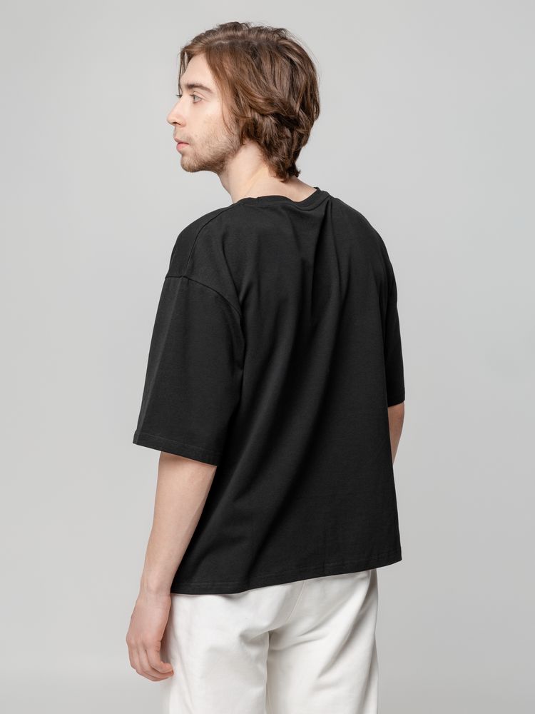 Футболка унисекс оверсайз Street Vibes, черная — изображение 10