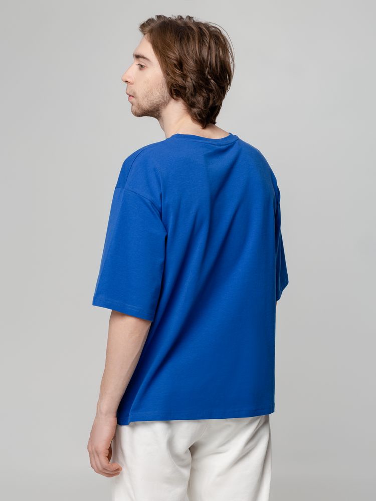 Футболка унисекс оверсайз Street Vibes, ярко-синяя — изображение 7