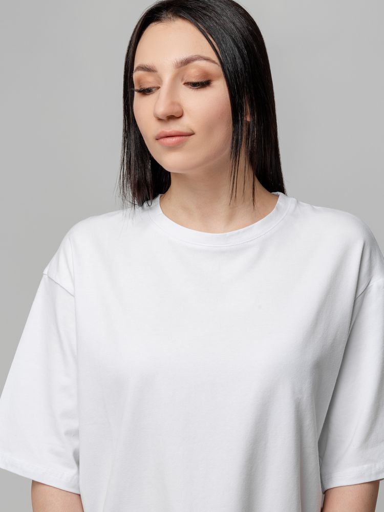 Футболка унисекс оверсайз Street Vibes, молочно-белая — изображение 12