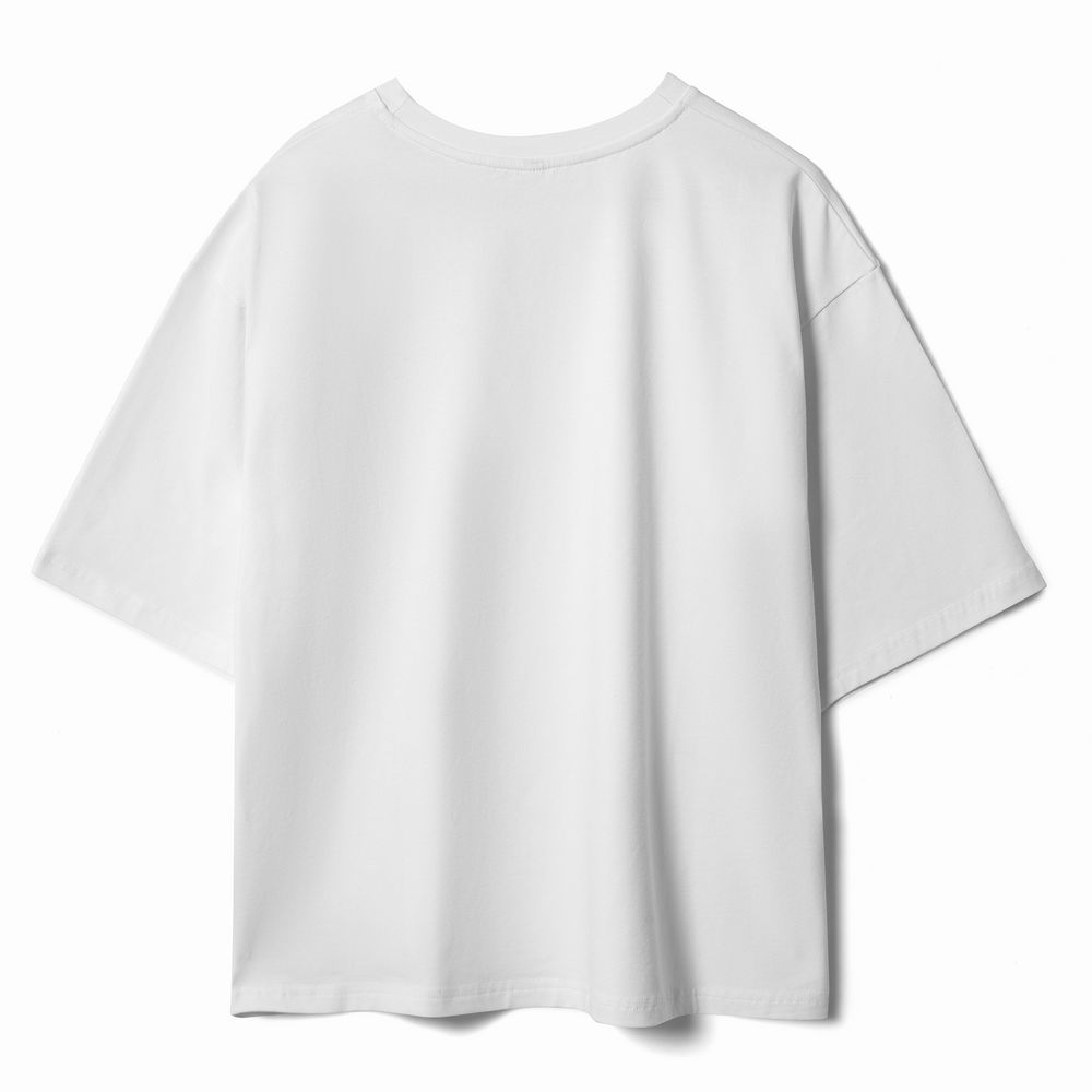 Футболка унисекс оверсайз Street Vibes, молочно-белая — изображение 3