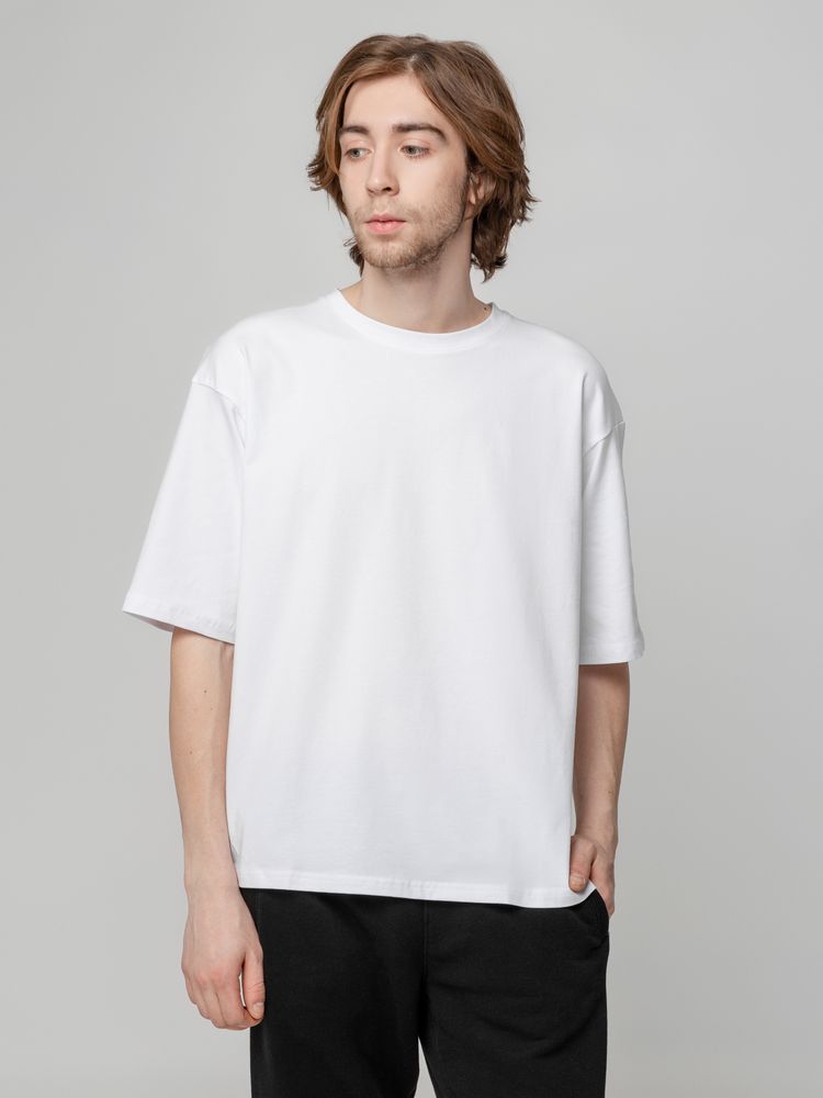 Футболка унисекс оверсайз Street Vibes, молочно-белая — изображение 6