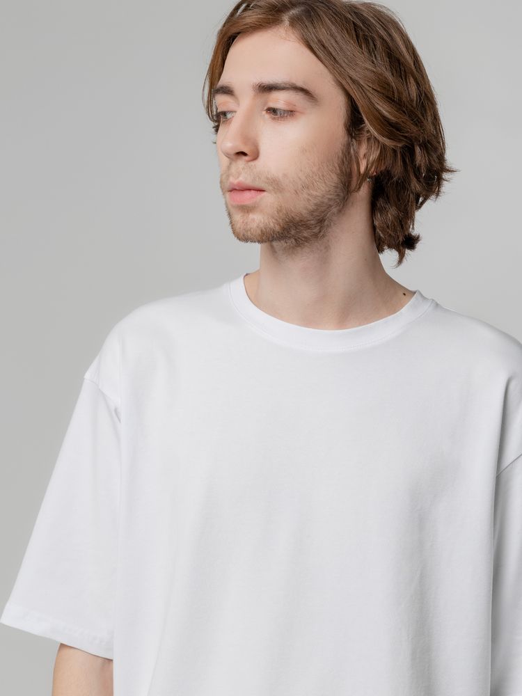 Футболка унисекс оверсайз Street Vibes, молочно-белая — изображение 8