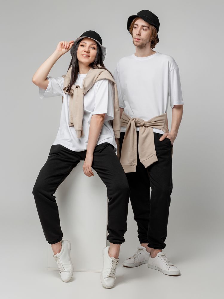 Футболка унисекс оверсайз Street Vibes, молочно-белая — изображение 13