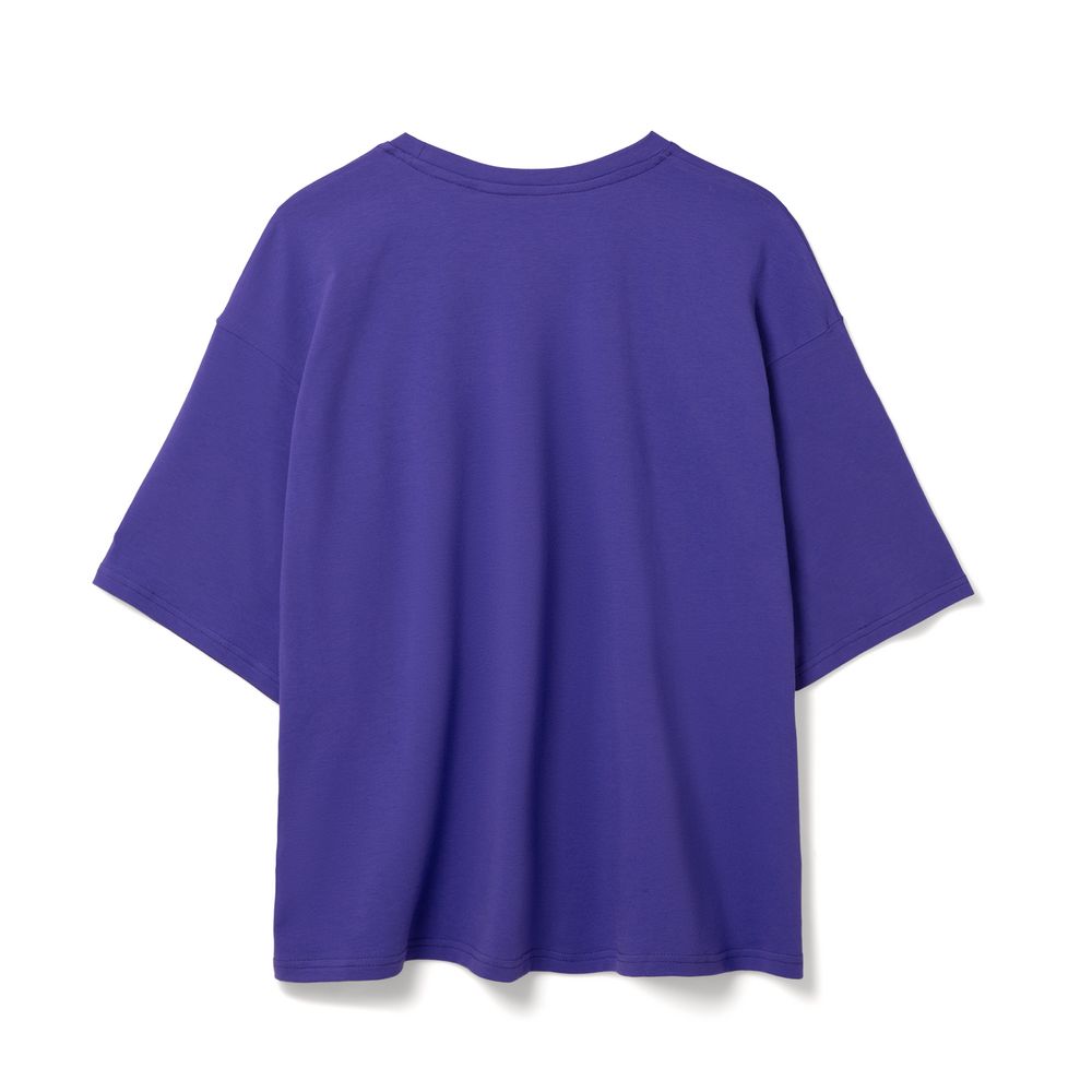 Футболка унисекс оверсайз Street Vibes, фиолетовая — изображение 3