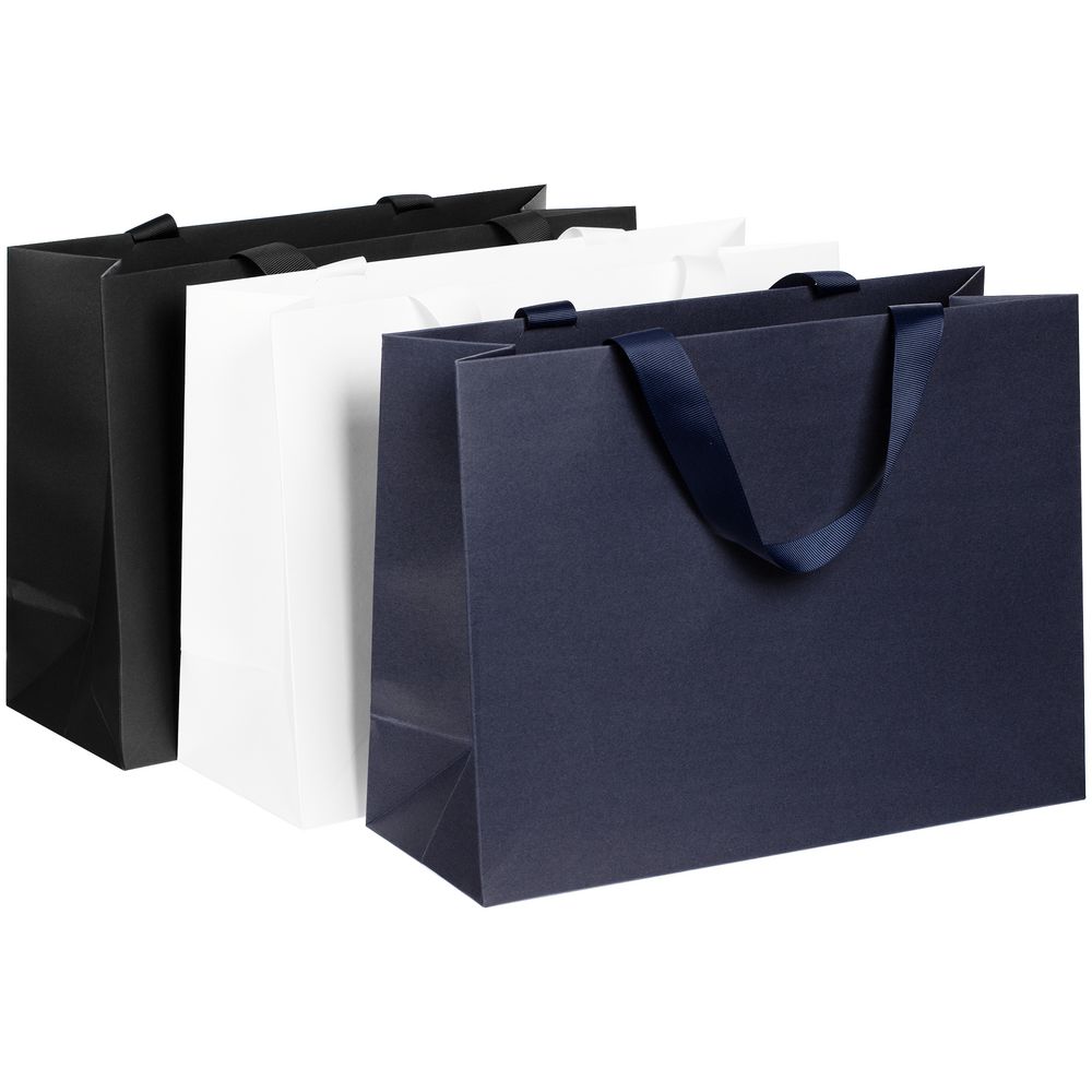 Пакет бумажный Manilla M, черный — изображение 4