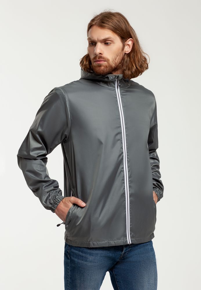 Ветровка мужская Fastplant серая — изображение 9