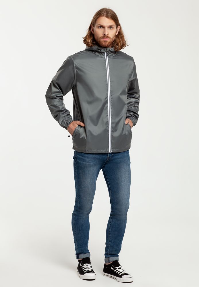 Ветровка мужская Fastplant серая — изображение 11