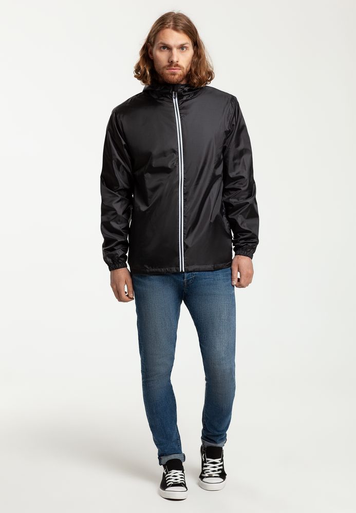 Ветровка мужская Fastplant черная — изображение 11