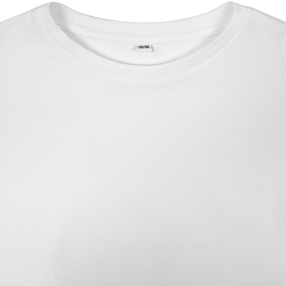 Футболка детская оверсайз Teezer, белая — изображение 4