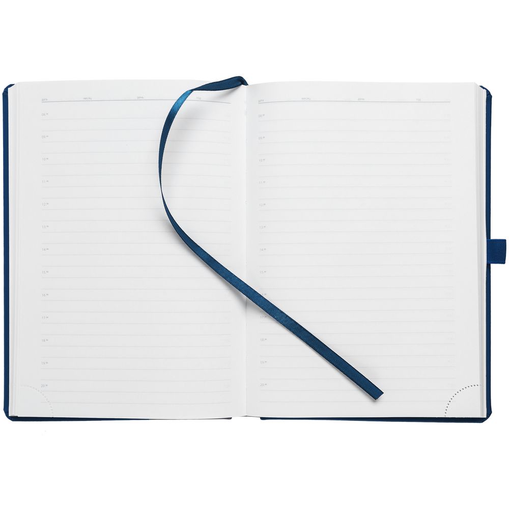 Ежедневник Favor Metal, недатированный, синий — изображение 6