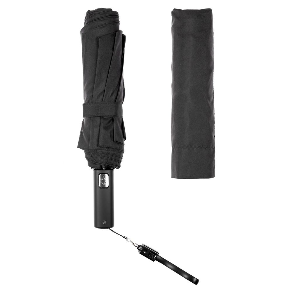 Зонт складной City Guardian, электрический, черный — изображение 7