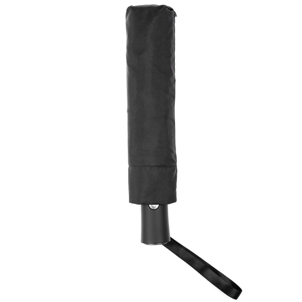 Зонт складной Easy Close, черный — изображение 4