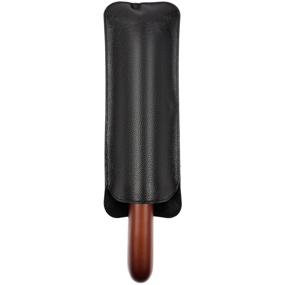 Зонт складной Cloudburst в подарочной упаковке, черный — изображение 4