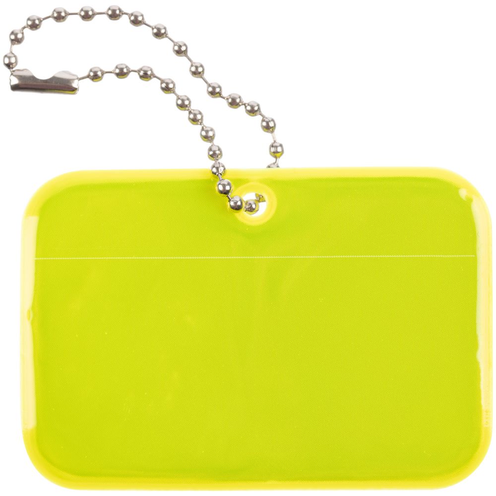 Светоотражатель Spare Care, прямоугольник, желтый неон — изображение 3