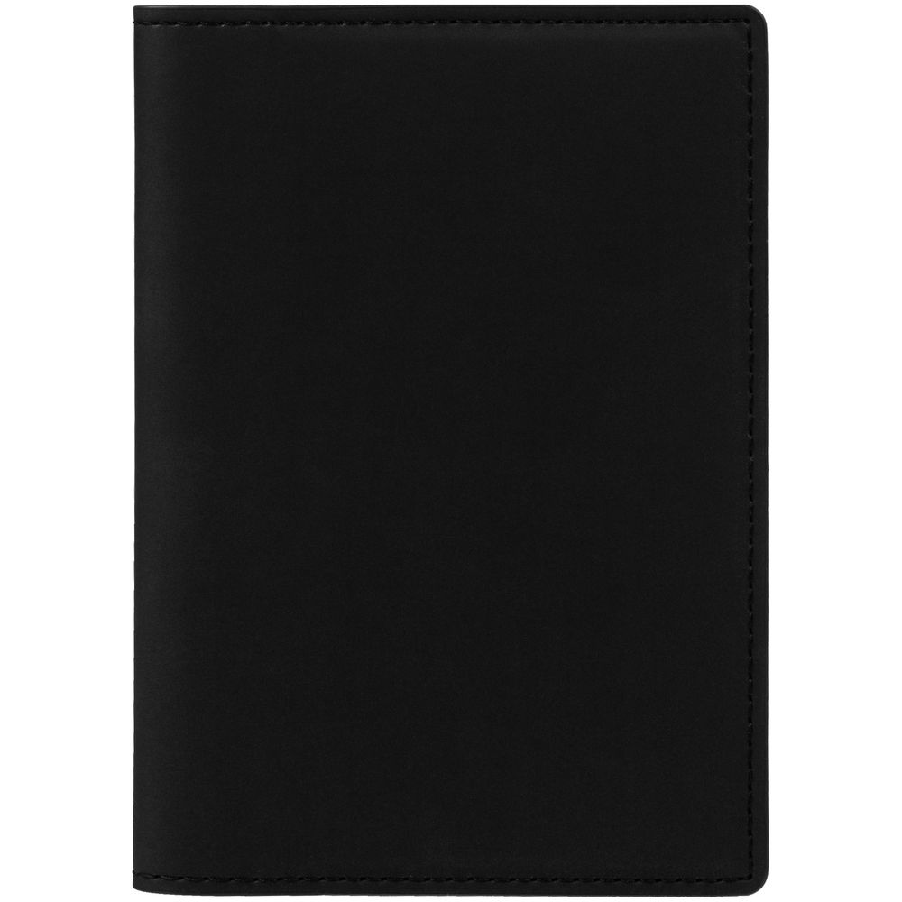 Обложка для паспорта Multimo, черная с синим — изображение 3