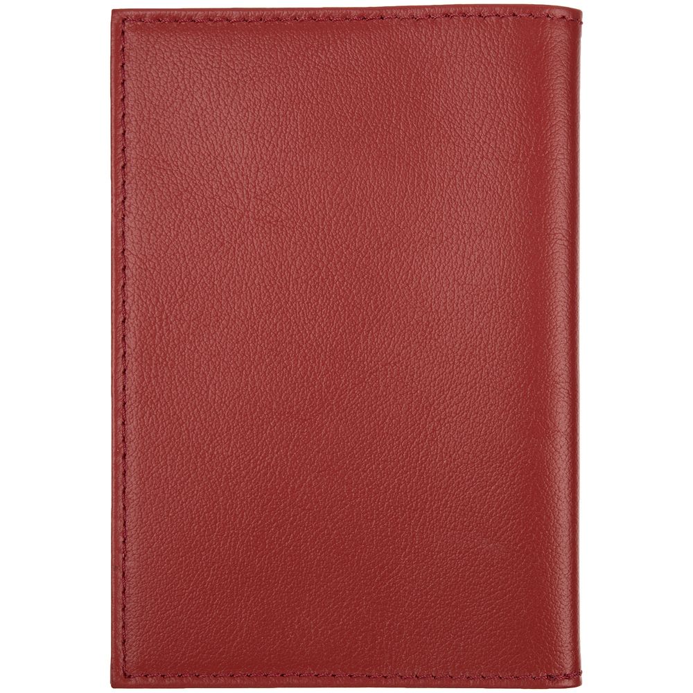 Обложка для паспорта Top, красная — изображение 3