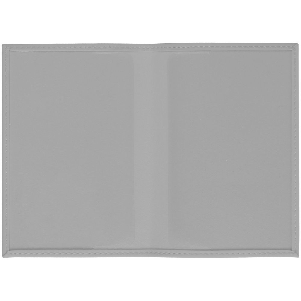 Обложка для паспорта Shall, серая — изображение 4