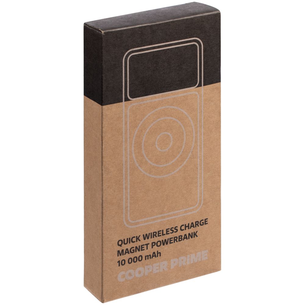 Магнитный беспроводной аккумулятор Cooper Prime 10000 мАч, серебристый — изображение 11